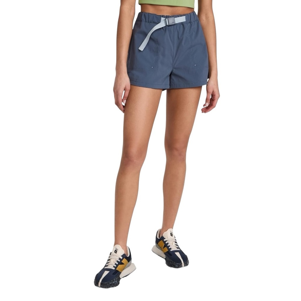 Madewell Navy Blue Athletic Shorts with Belt